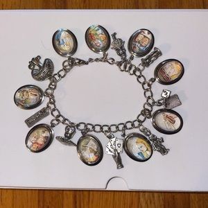 Alice in Wonderland charm bracelet